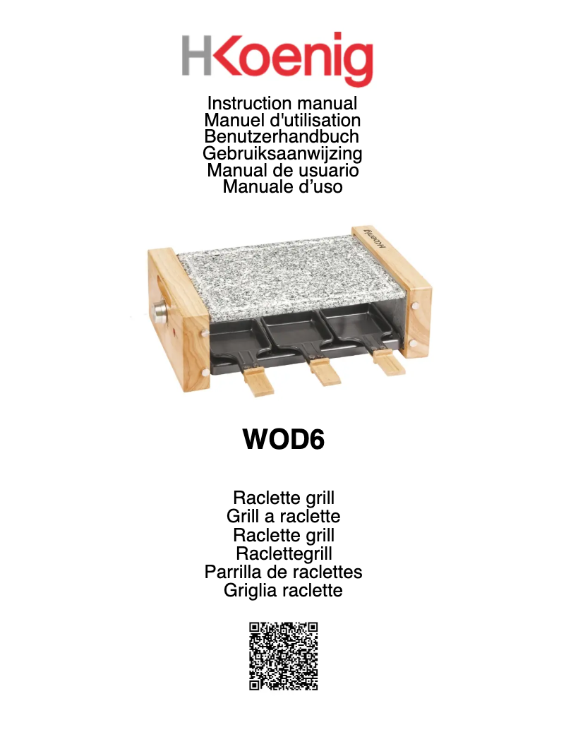 First page image of the manual for WOD6