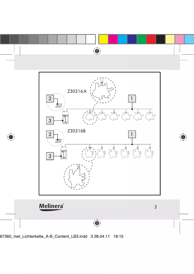 Page 1 of the manual User Manual Melinera Z30316