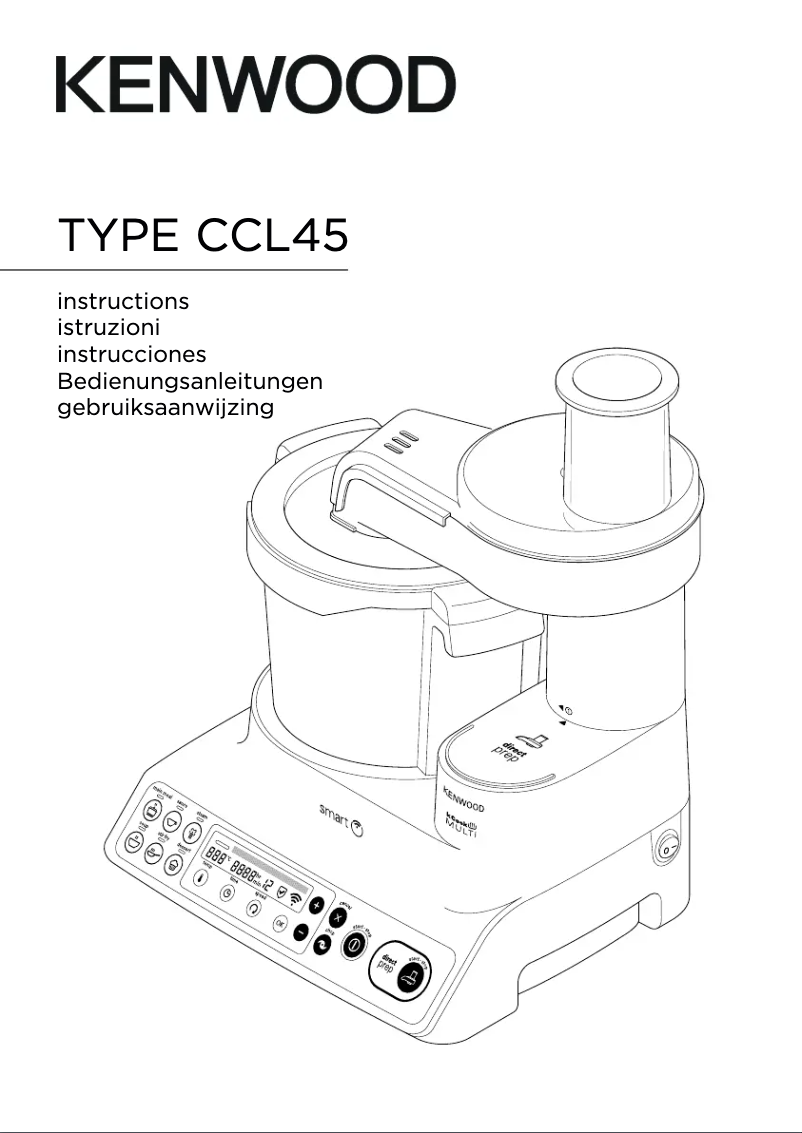 First page image of the manual for kCook Multi Smart CCL45