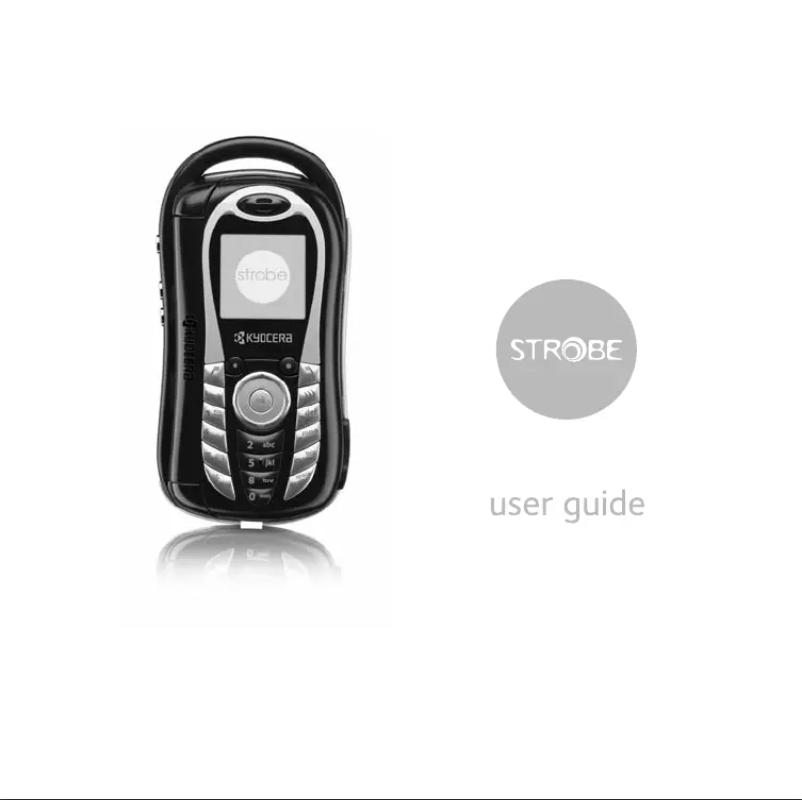 First page image of the manual for Strobe