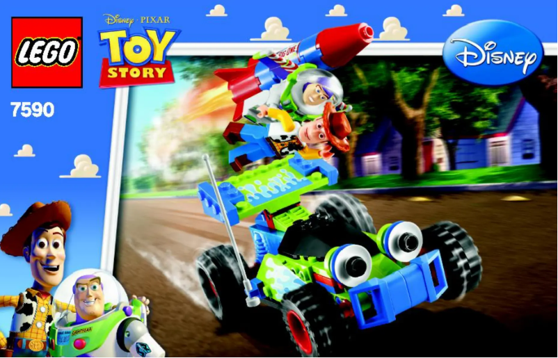 First page image of the manual for Toy Story 7590