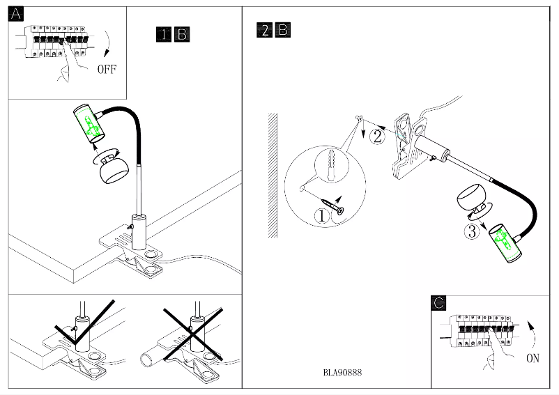 First page image of the manual for Glossy