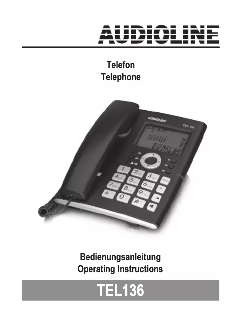 First page image of the manual for TEL 136