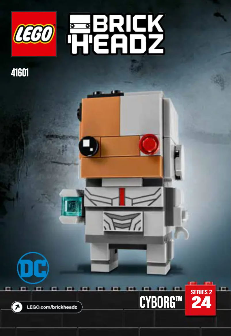 First page image of the manual for Brickheadz 41601