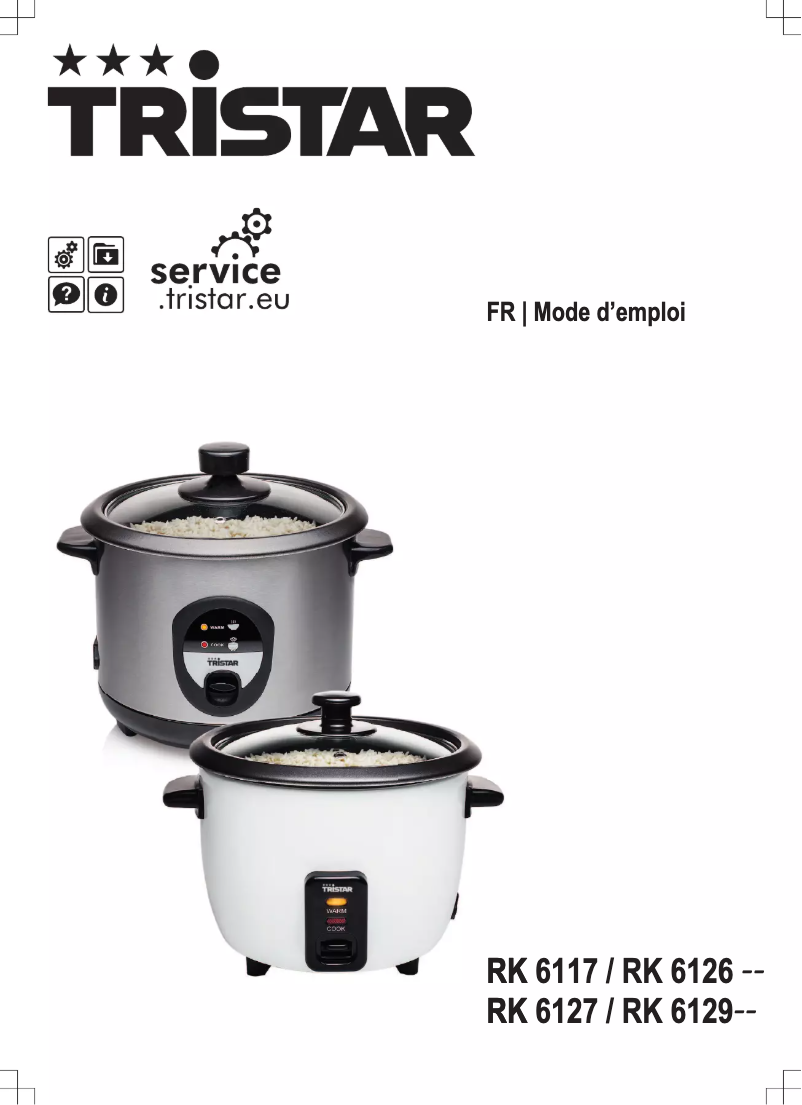 Image de la première page du manuel de l'appareil RK-6140