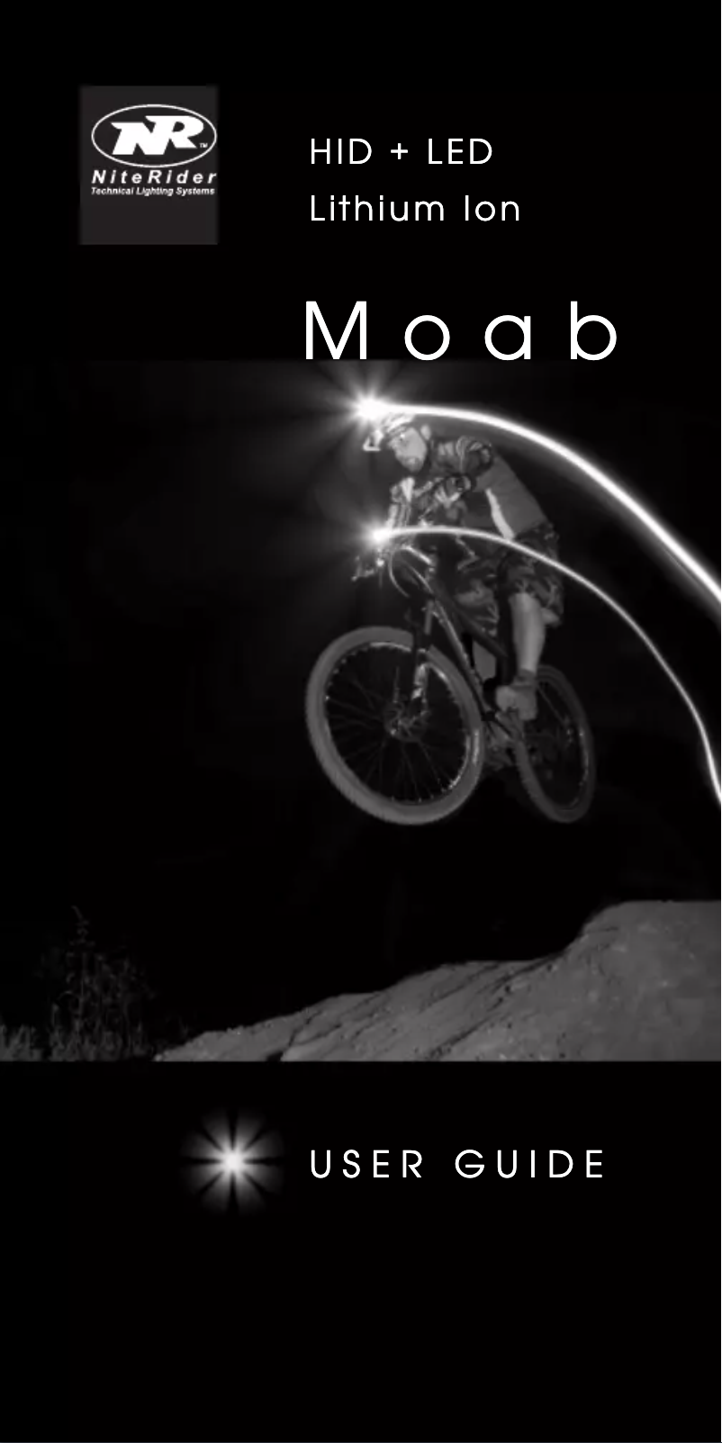 Page 1 of the manual User Manual NiteRider Moab