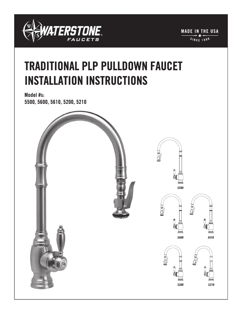 First page image of the manual for 5600