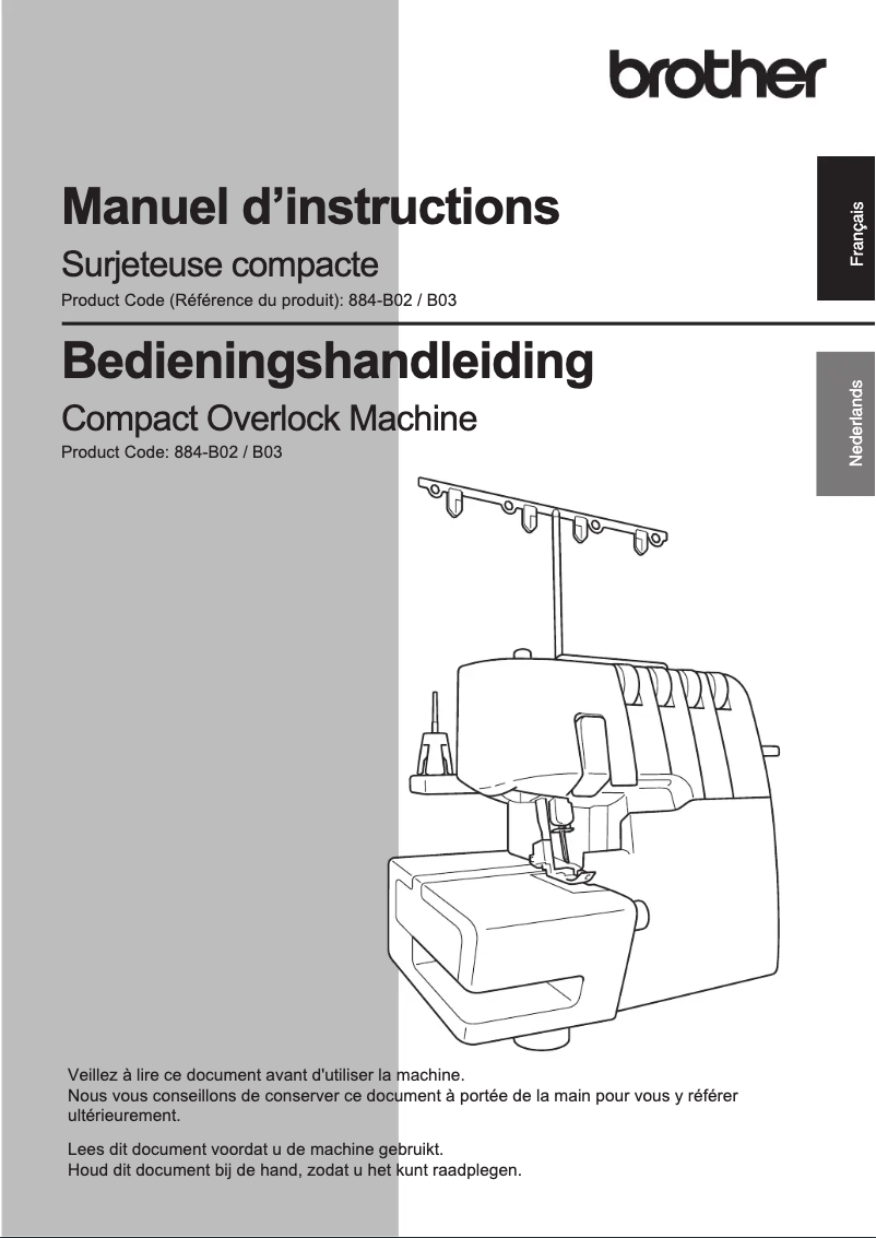 Page 1 of the manual User Manual Brother 2104D