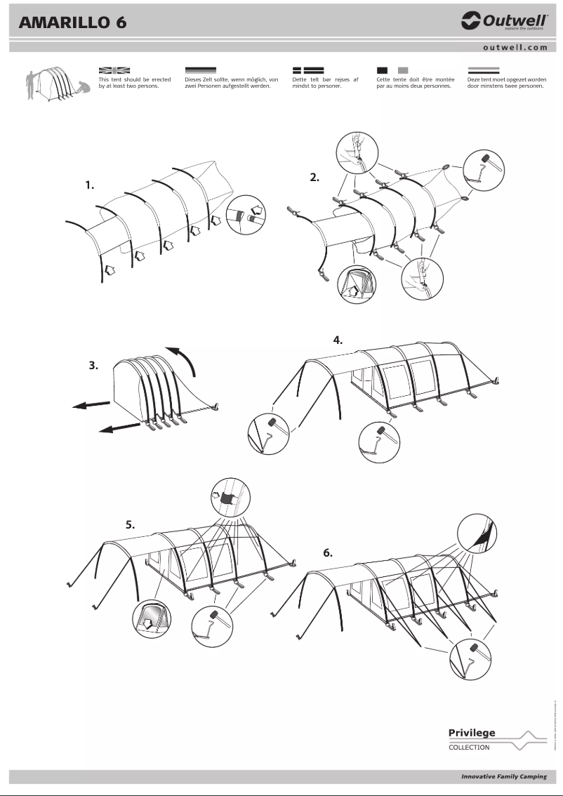 First page image of the manual for Amarillo 6