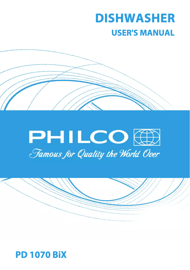 First page image of the manual for PD 1070 BIX