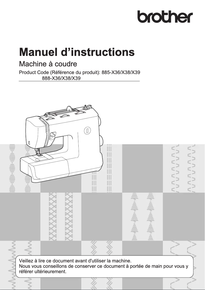 Page 1 of the manual User Manual Brother H537ST