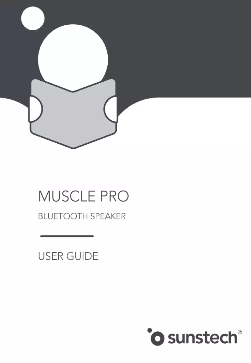 Page 1 of the manual User Manual Sunstech MUSCLE PRO