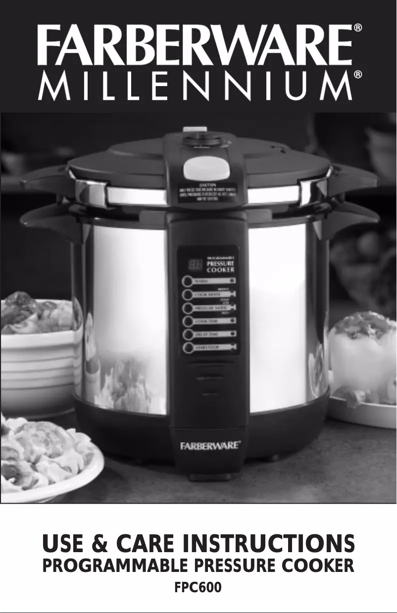 First page image of the manual for FPC600