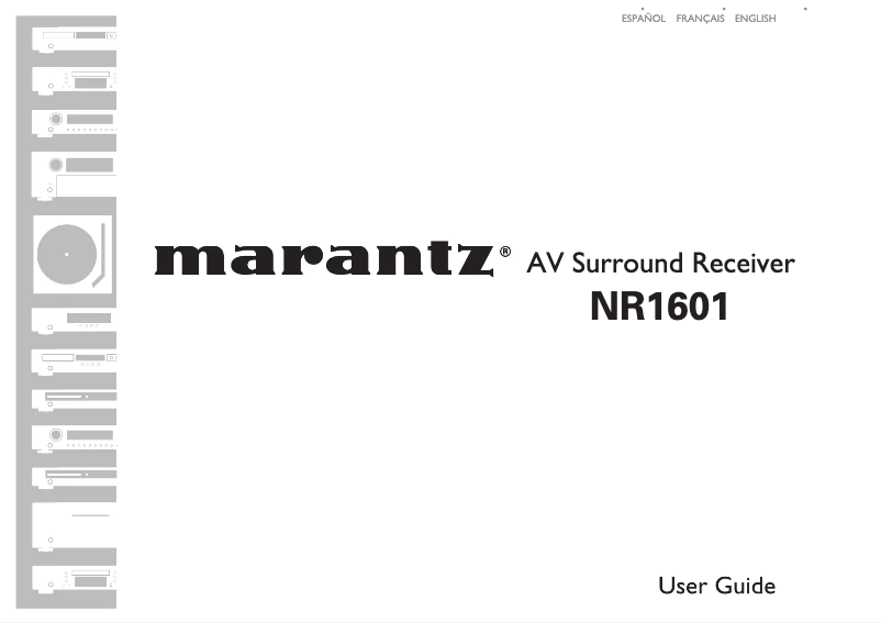 Page 1 of the manual User Manual Marantz NR1601