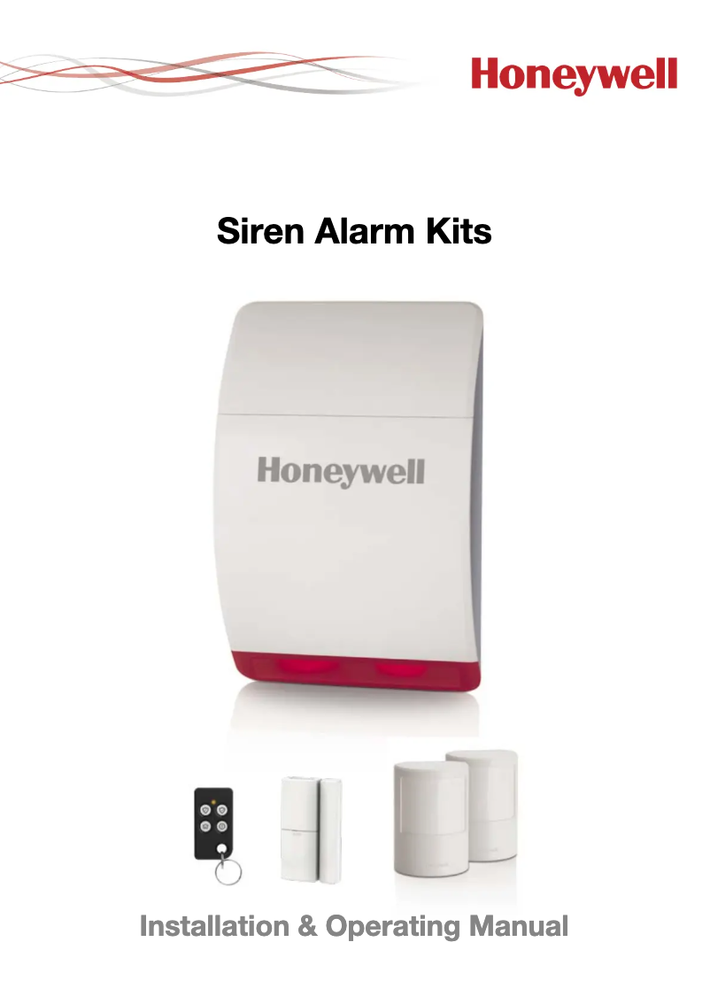 Page 1 of the manual User Manual Honeywell HS311S