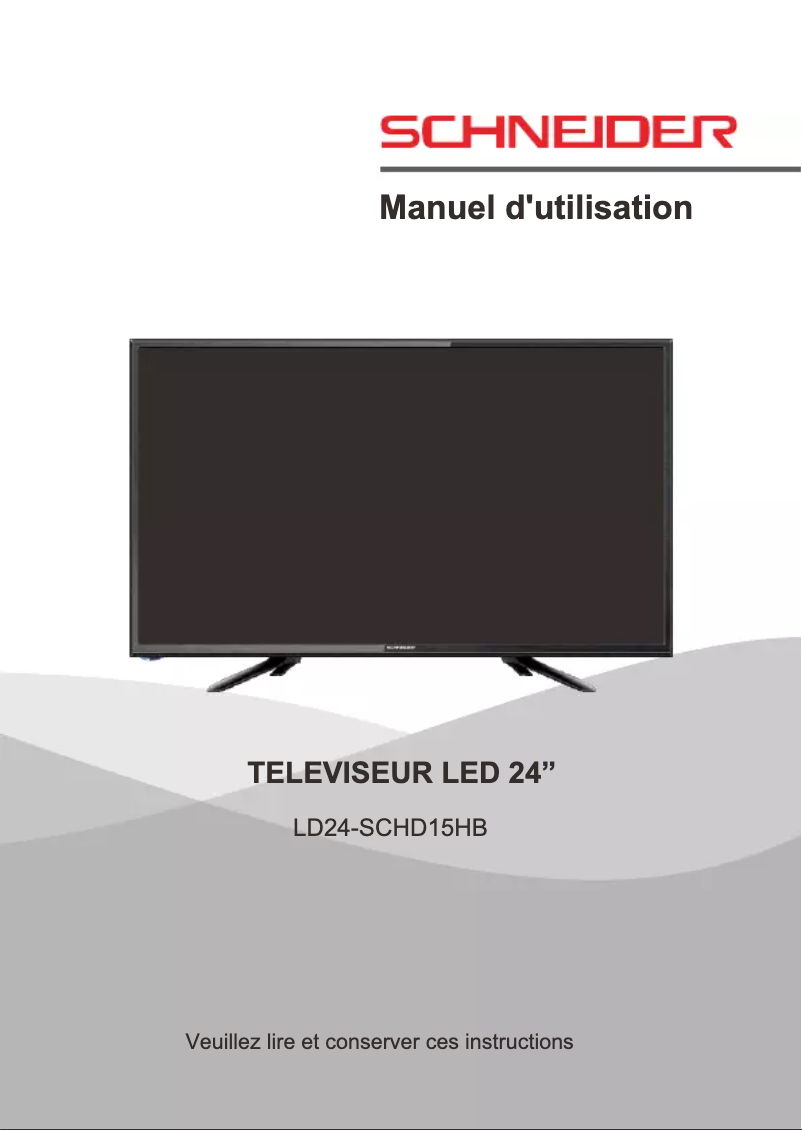 First page image of the manual for LD24-SCHD15HB