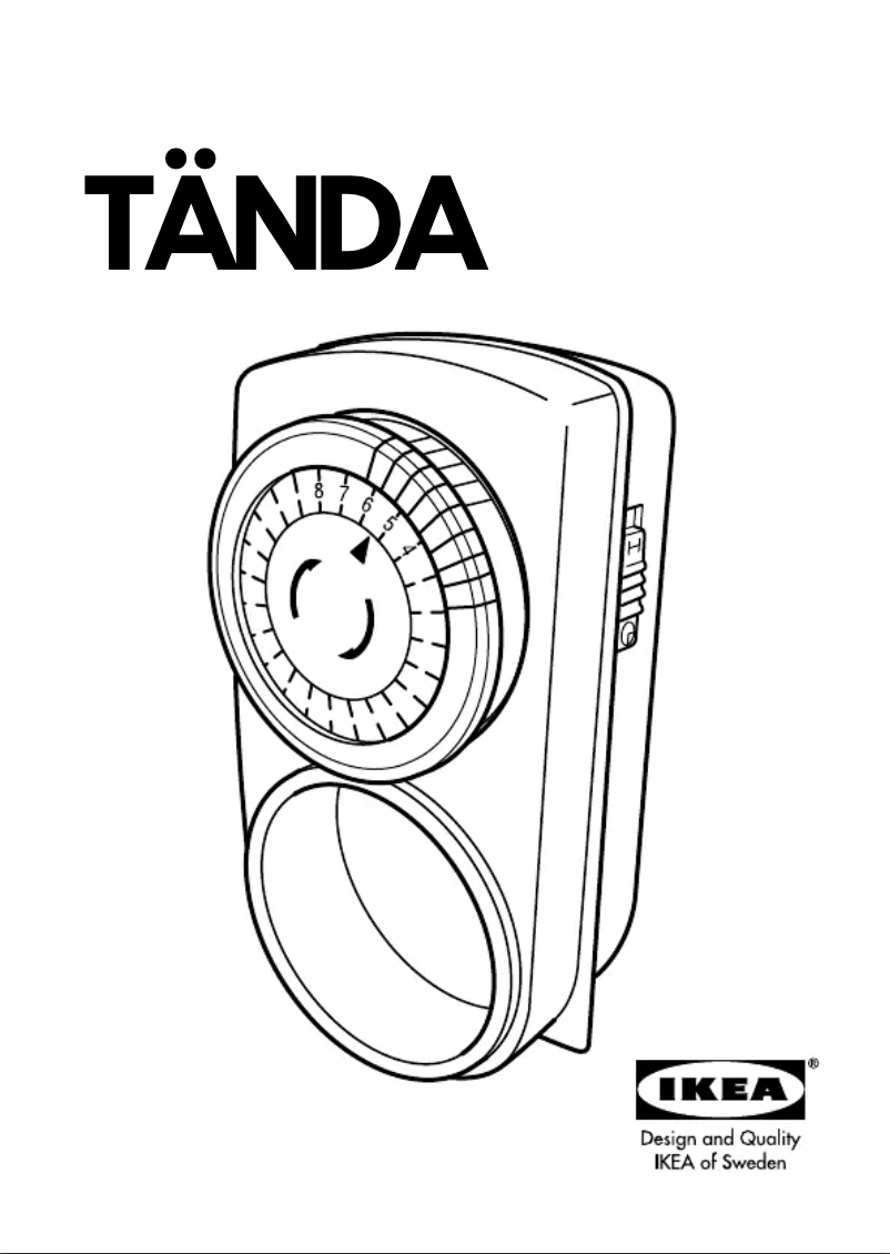 First page image of the manual for TANDA