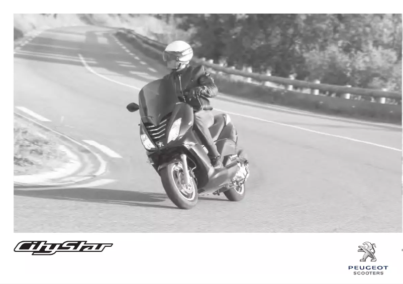 First page image of the manual for Citystar 50cc