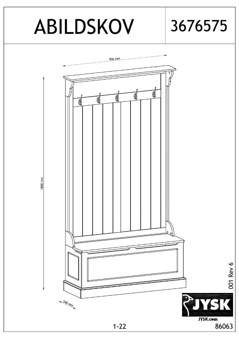 First page image of the manual for Abildskov