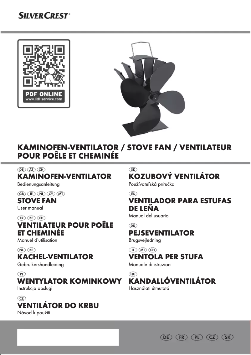 Page 1 of the manual User Manual SilverCrest HG10349