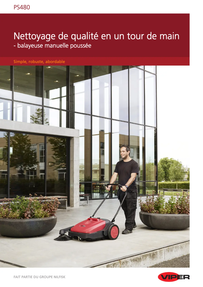 First page image of the manual for PS480