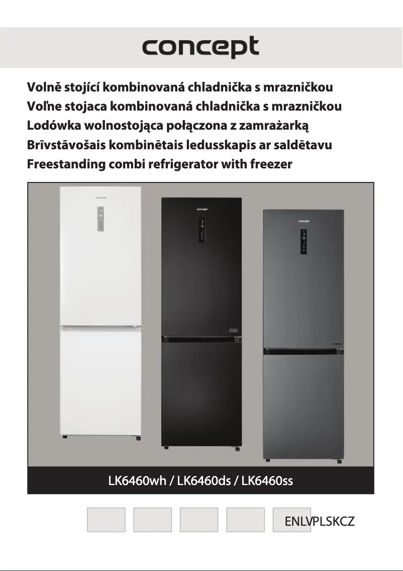 Page 1 of the manual User Manual Concept LK6460WH