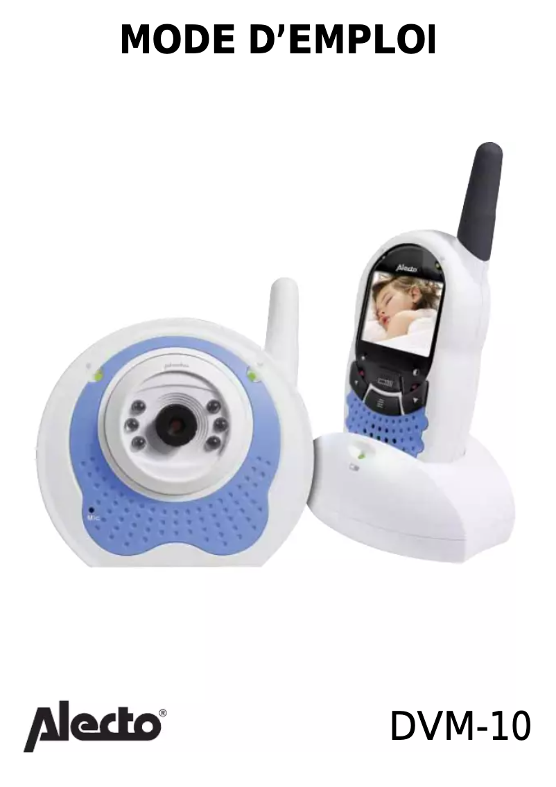 Image de la première page du manuel de l'appareil DVM-10