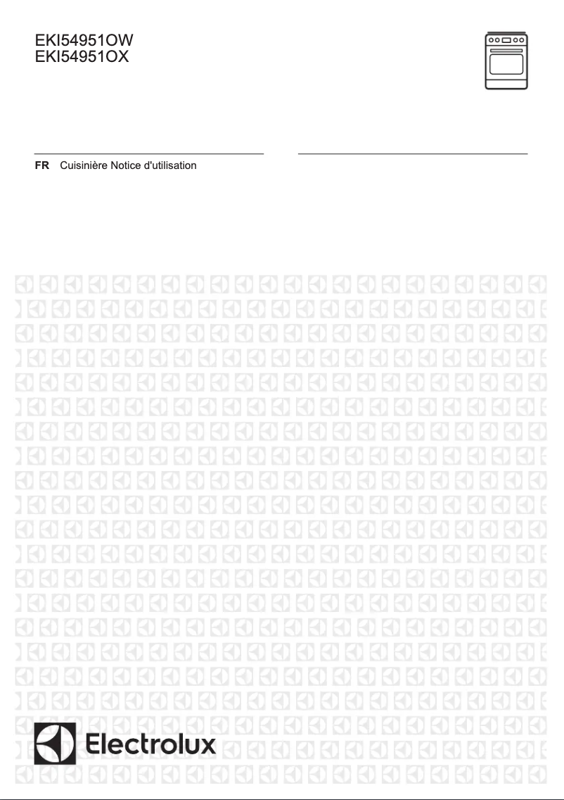 Page 1 of the manual User Manual Electrolux EKI54951OW