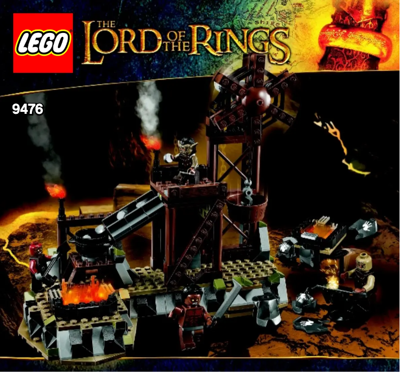 First page image of the manual for Lord Of The Rings 9476