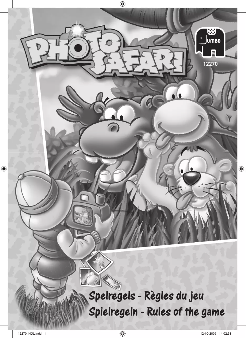 Page 1 of the manual User Manual Jumbo Jonkies Photo Safari