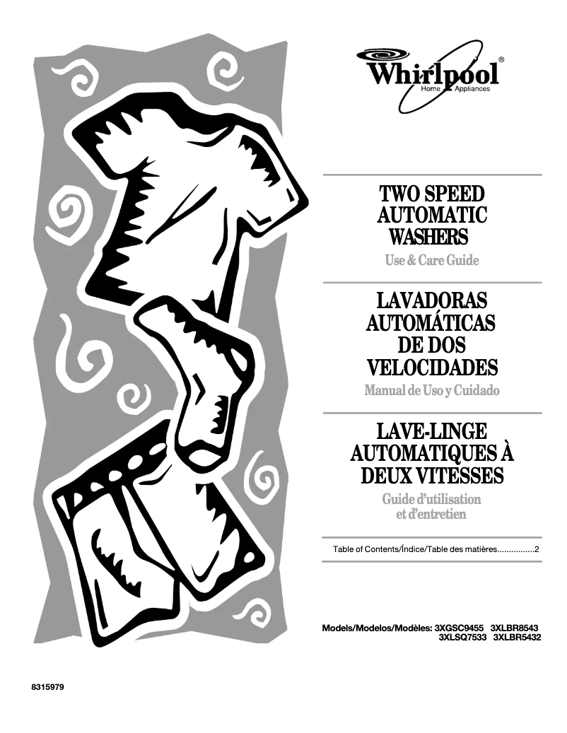 First page image of the manual for 3XLBR5432