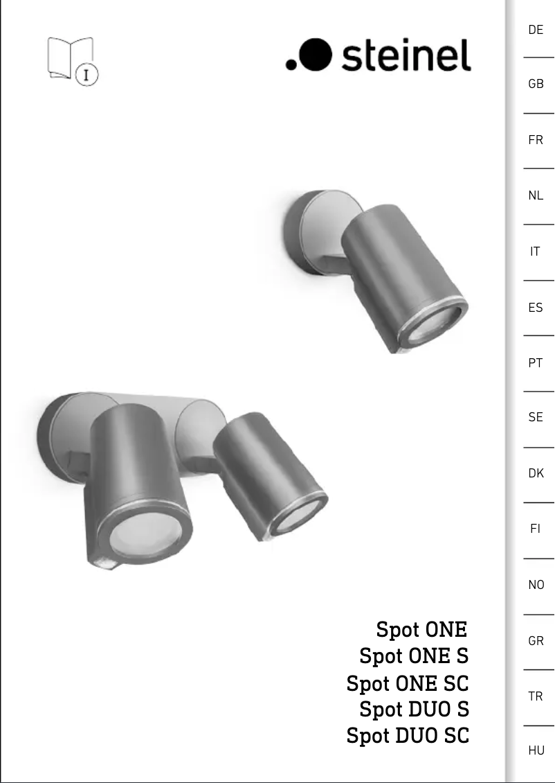 Page 1 de la notice Manuel utilisateur Steinel Spot ONE S