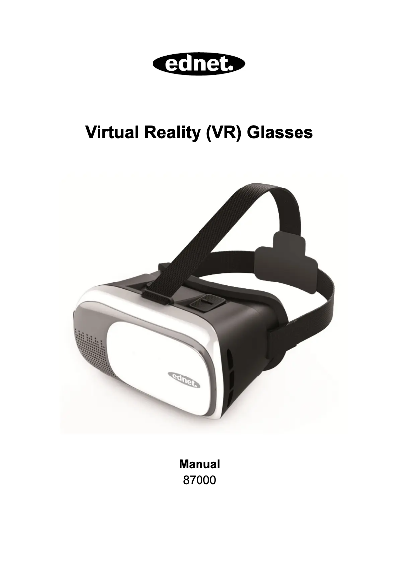 First page image of the manual for Virtual Reality 87000