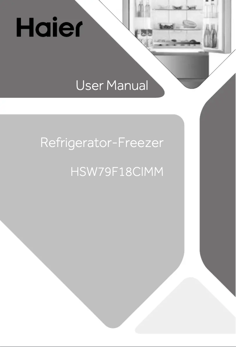 First page image of the manual for HSW79F18CIMM