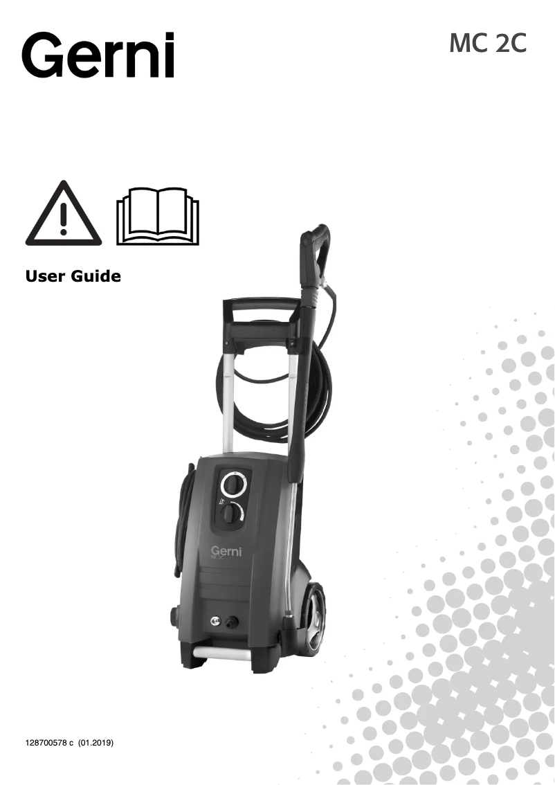 First page image of the manual for GERNI POSEIDON 2