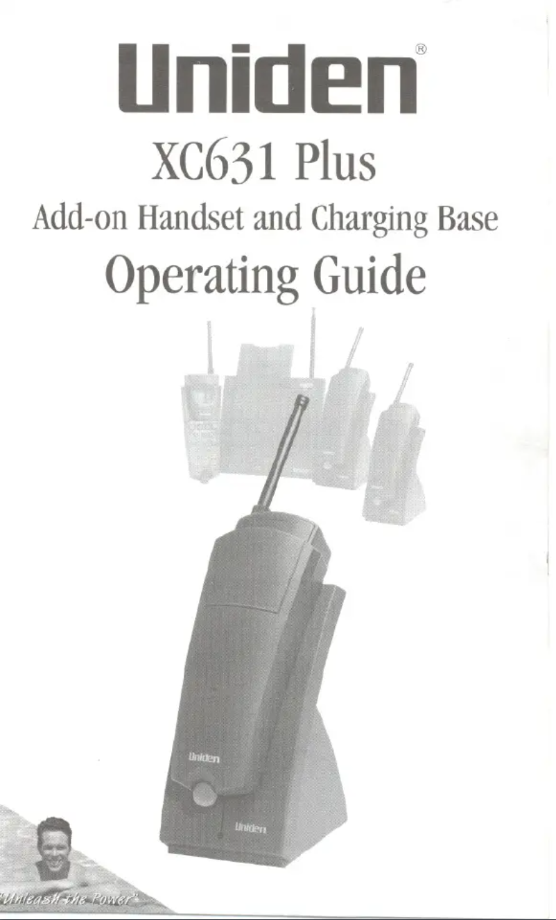 Page 1 of the manual User Manual Uniden XC 631 Plus