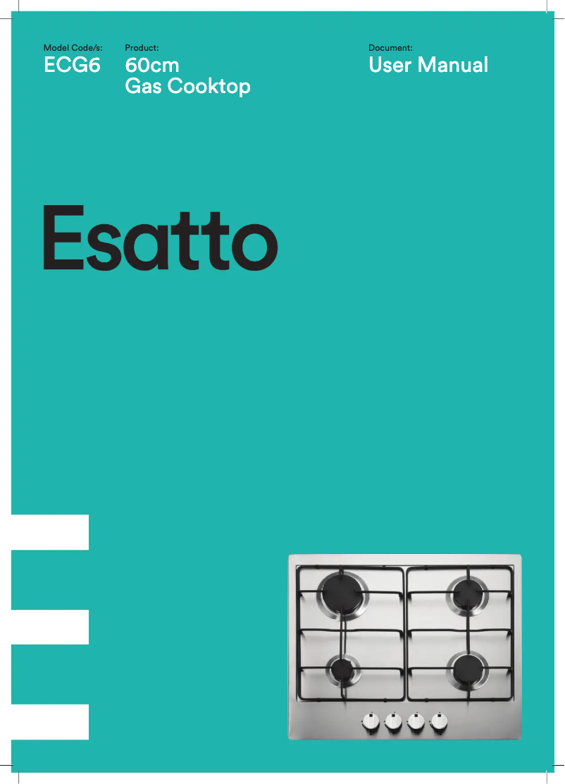 Page 1 of the manual User Manual Esatto EOG6FF1