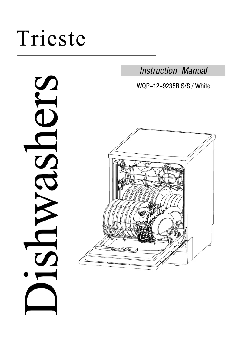 First page image of the manual for WQP12-9235B S