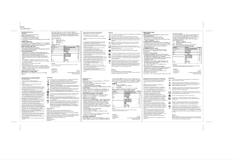 Page 1 of the manual User Manual Genie 840 B