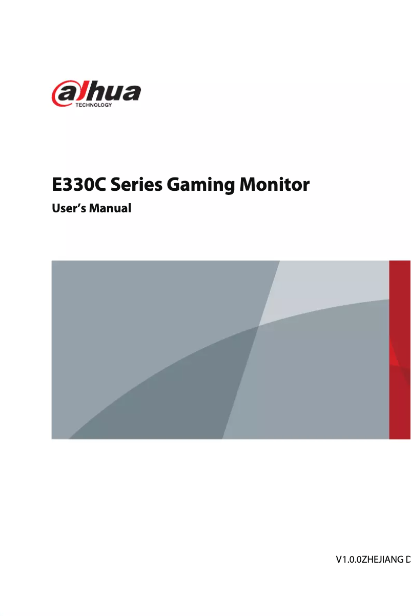 First page image of the manual for LM34-E330C