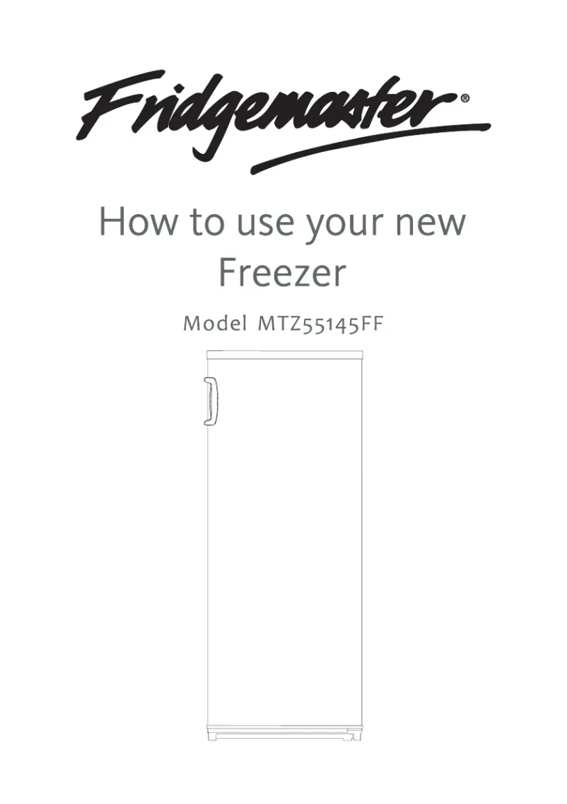 First page image of the manual for MTZ55145FF