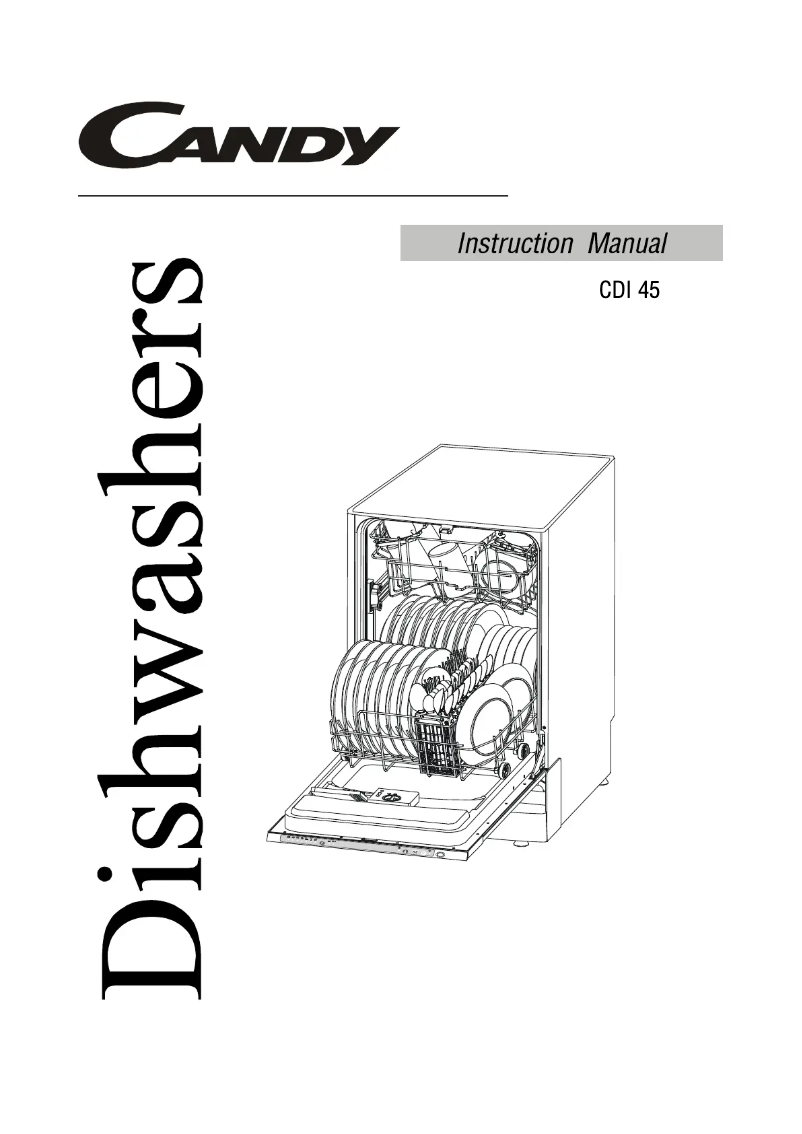 Page 1 of the manual User Manual Candy CDI 45