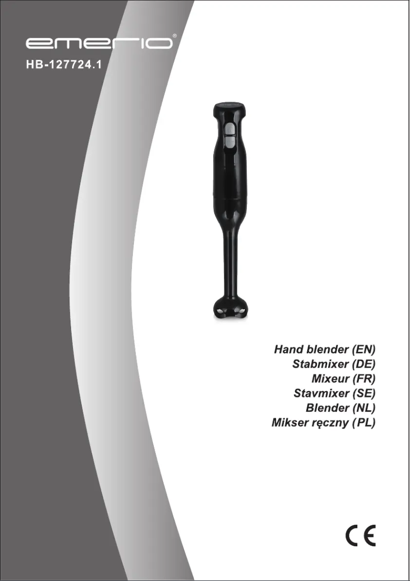 Image de la première page du manuel de l'appareil HB-127724