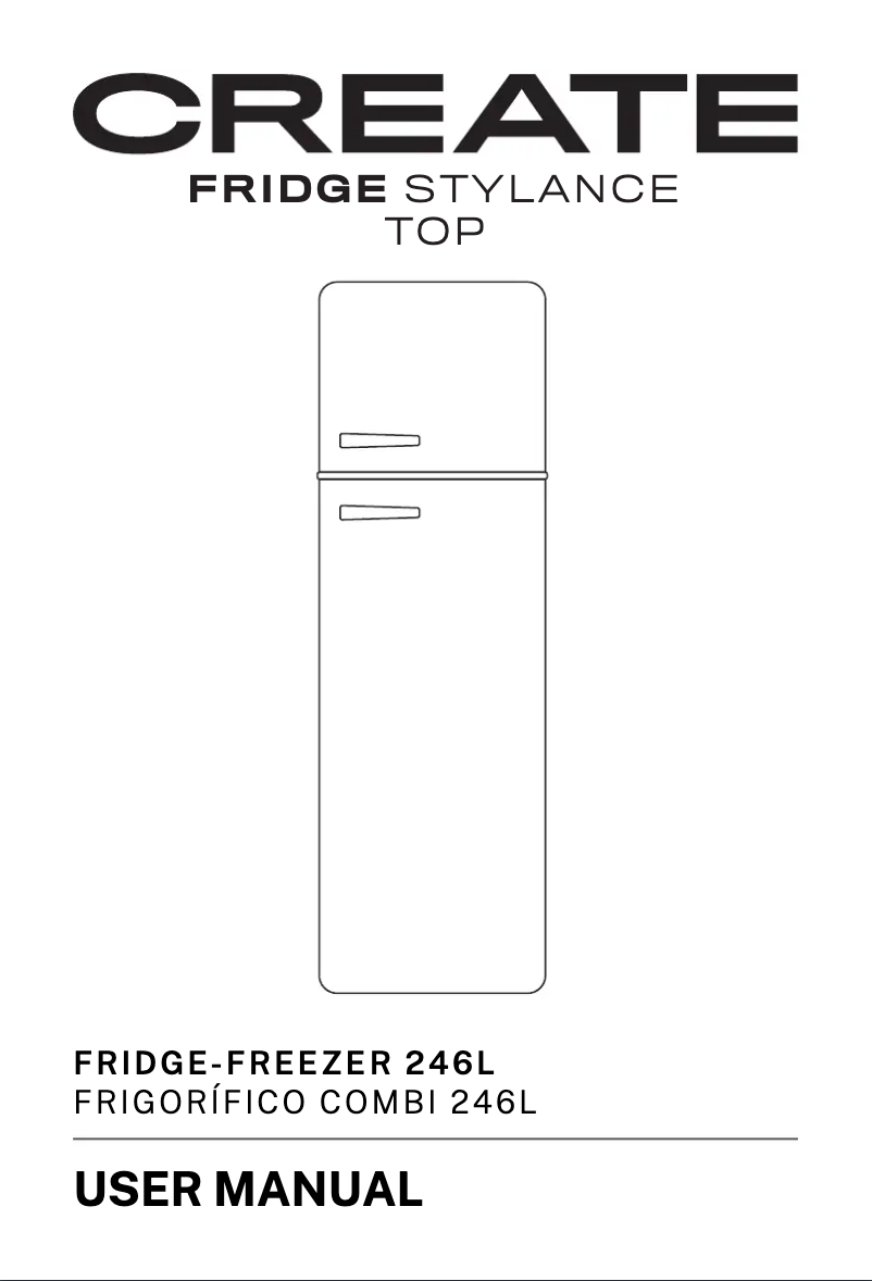 First page image of the manual for Fridge Stylance