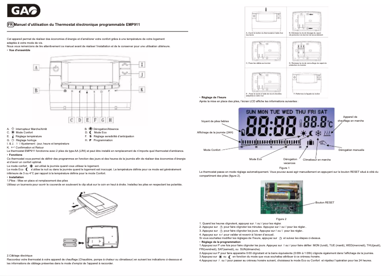 First page image of the manual for EMP911
