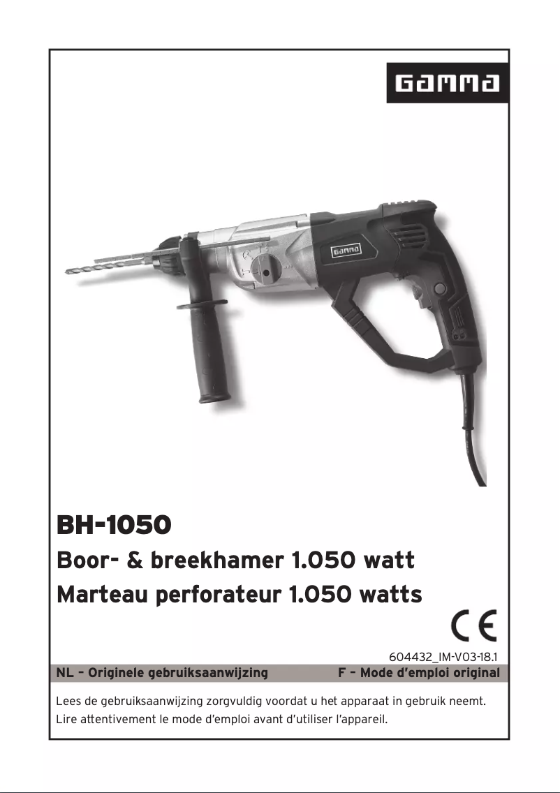 First page image of the manual for BH-1050
