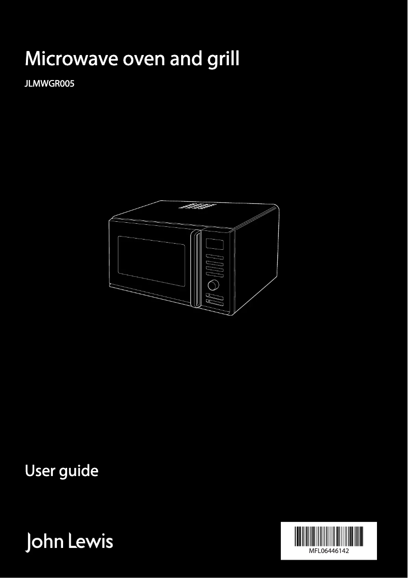 Page 1 of the manual User Manual LG JLMWGR005