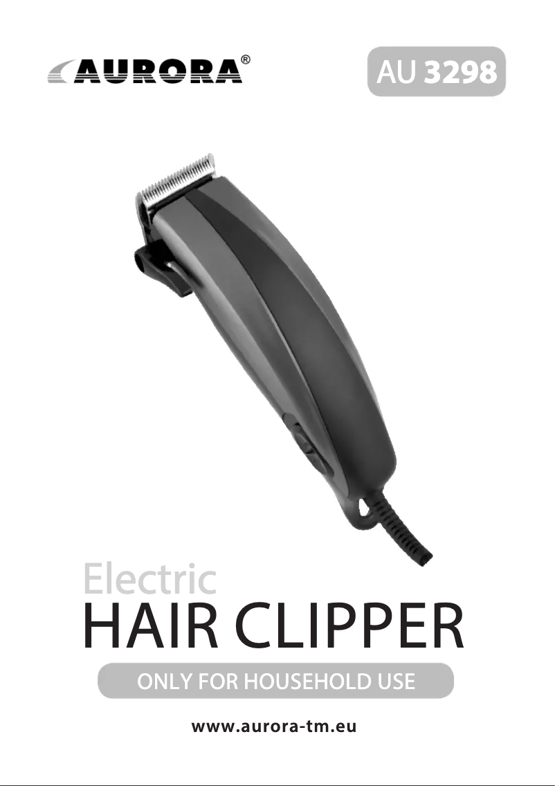 First page image of the manual for AU 3298