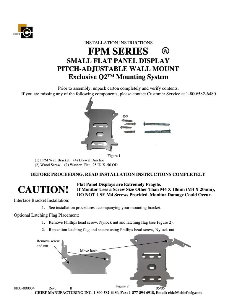 First page image of the manual for FPM4101