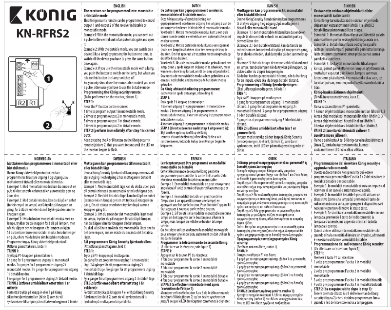Page 1 of the manual User Manual Konig KN-RFRS2